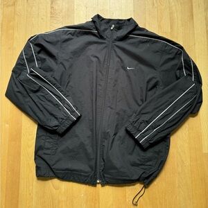 Vintage Nike Tracked Jacket Y2K Nylon Track L